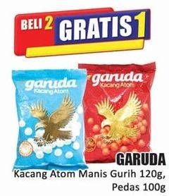 Promo Harga GARUDA Kacang Atom Manis Gurih, Pedas 100 gr - Hari Hari
