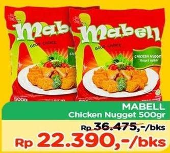 Promo Harga MABELL Nugget 500 gr - TIP TOP