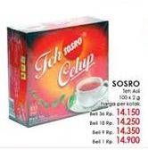 Promo Harga Sosro Teh Celup 100 pcs - LotteMart