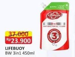 Promo Harga Lifebuoy Body Wash 3 In 1 450 ml - Alfamart