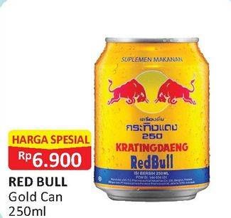 Promo Harga KRATINGDAENG Energy Drink Gold 250 ml - Alfamart