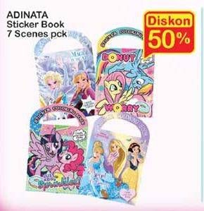 Promo Harga ADINATA Sticker Book 7 Scenes  - Indomaret