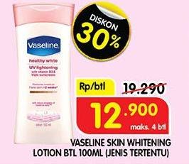 Promo Harga Vaseline Body Lotion 100 ml - Superindo