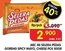 Promo Harga ABC Mie Selera Pedas Goreng Spicy Mayo Cheese 85 gr - Superindo
