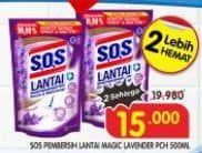 Promo Harga SOS Pembersih Lantai Magic Violet 500 ml - Superindo