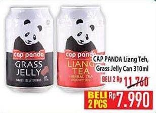 Promo Harga Cap Panda Minuman Kesehatan Liang Teh, Cincau 310 ml - Hypermart