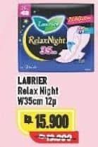 Promo Harga Laurier Relax Night 35cm 12 pcs - Alfamart