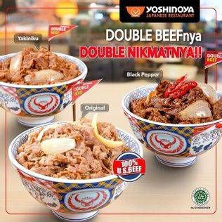 Promo Harga Yoshinoya Beef Bowl Regular  - Yoshinoya