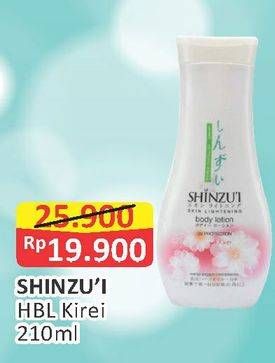 Promo Harga SHINZUI Body Lotion Kirei 210 ml - Alfamart