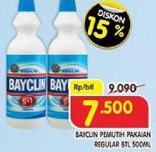 Promo Harga BAYCLIN Pemutih Pakaian 500 ml - Superindo