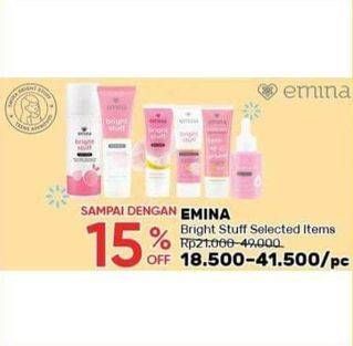 Promo Harga EMINA Bright Stuff Face Wash  - Indomaret