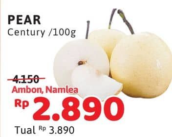 Promo Harga Pear Century per 100 gr - Alfamidi