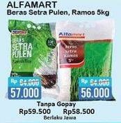 Promo Harga Alfamart Beras Setra Ramos 5 kg - Alfamart