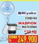 Promo Harga MIYAKO Stand Fann 16"/MASPION Multi Cooker  - Hypermart