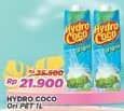 Promo Harga Hydro Coco Minuman Kelapa Original 1000 ml - Alfamart