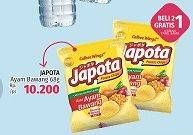 Promo Harga JAPOTA Potato Chips Ayam Bawang 68 gr - LotteMart