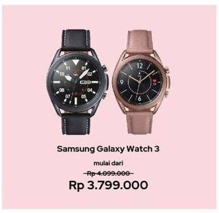 Promo Harga SAMSUNG Galaxy Watch 3  - Erafone