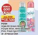 Promo Harga Posh Perfume Body Spray  - Alfamart