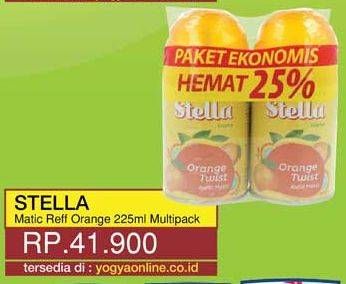 Promo Harga STELLA Matic Refill Orange Twist 225 ml - Yogya