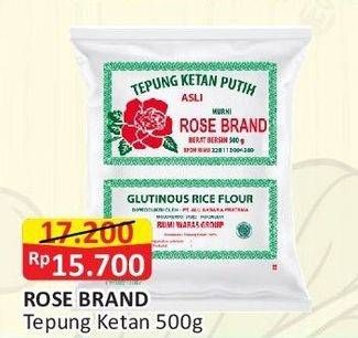 Promo Harga Rose Brand Tepung Ketan 500 gr - Alfamart