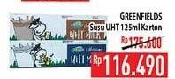 Promo Harga GREENFIELDS UHT Choco Malt, Full Cream per 40 pcs 125 ml - Hypermart