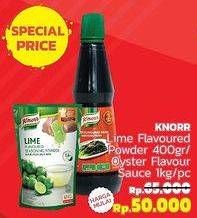 Promo Harga Knorr Lime Flavour/Oyster Flavour Sauce  - LotteMart