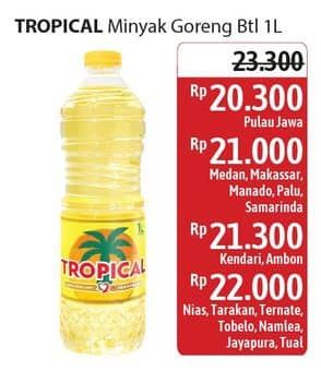 Promo Harga Tropical Minyak Goreng 1000 ml - Alfamidi