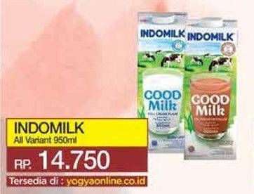 Promo Harga Indomilk Susu UHT All Variants 950 ml - Yogya