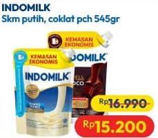 Promo Harga Indomilk Susu Kental Manis Plain, Cokelat 545 gr - Hypermart