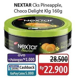 Promo Harga Nabati Nextar Cookies Nasta Pineaplle, Brownies Choco Delight 160 gr - Alfamidi