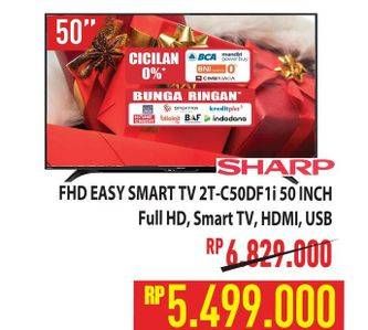 Promo Harga Sharp 2T-C50DF1I Full HD Smart TV  - Hypermart