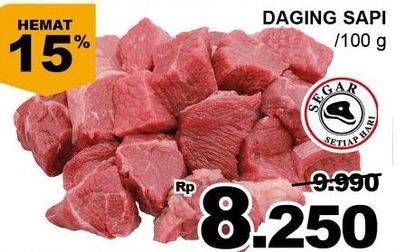 Promo Harga Daging Rendang Sapi per 100 gr - Giant