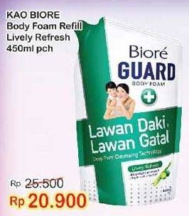 Promo Harga BIORE Guard Body Foam Lively Refresh 450 ml - Indomaret