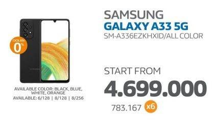 Promo Harga Samsung Galaxy A33 6 GB + 128 GB, 8 GB + 128 GB, 8 GB + 256 GB  - Electronic City