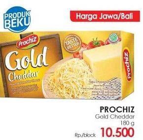 Promo Harga PROCHIZ Gold Cheddar 180 gr - Lotte Grosir
