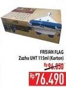 Promo Harga FRISIAN FLAG Susu UHT Milky Zuzhu Zazha per 36 tpk 115 ml - Hypermart