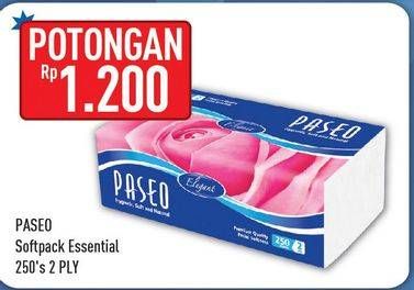 Promo Harga PASEO Facial Tissue 250 pcs - Hypermart