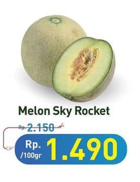 Promo Harga Melon Sky Rocket per 100 gr - Hypermart