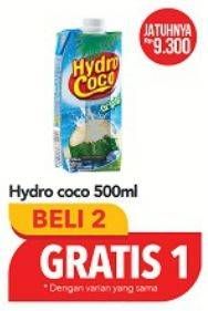 Promo Harga HYDRO COCO Minuman Kelapa Original 500 ml - Carrefour