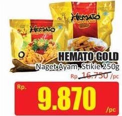 Promo Harga HEMATO GOLD Nugget Ayam, Stikie 250 gr - Hari Hari