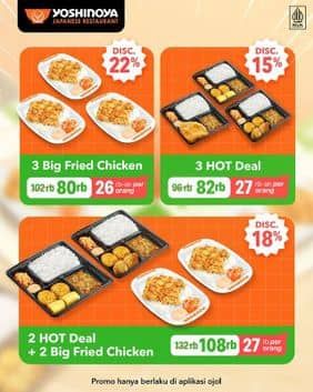 Promo Harga Promo OJOL Edisi Bulan Mei  - Yoshinoya