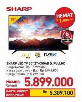 Promo Harga SHARP 2T-C50AD1i Full-HD 50"  - Carrefour