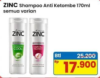 Promo Harga Zinc Shampoo All Variants 170 ml - Indomaret