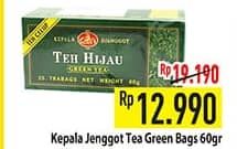 Promo Harga Kepala Djenggot Teh Celup Green Tea Premium 60 gr - Hypermart