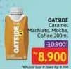Promo Harga Oatside UHT Milk Caramel Machiato, Mocha, Coffee 200 ml - Alfamidi