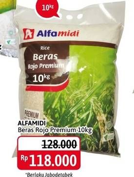 Promo Harga Alfamidi Beras Rojo Premium 10000 gr - Alfamidi
