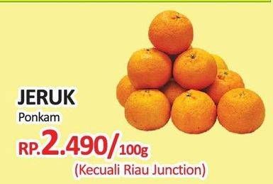 Promo Harga Jeruk Ponkam per 100 gr - Yogya