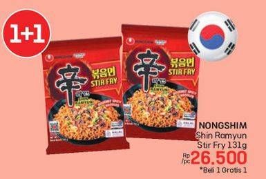 Promo Harga Nongshim Noodle Stir Fry 131 gr - LotteMart
