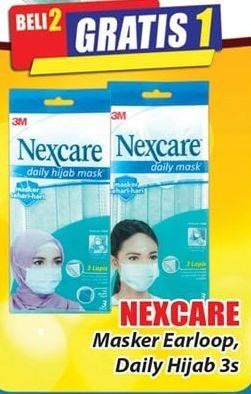 Promo Harga 3M NEXCARE Masker Earloop, Daily Hijab 3 pcs - Hari Hari
