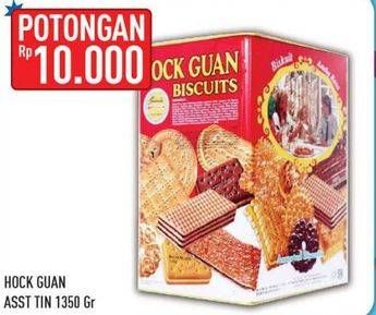 Promo Harga KHONG GUAN Assorted Biscuit Red 1000 gr - Hypermart
